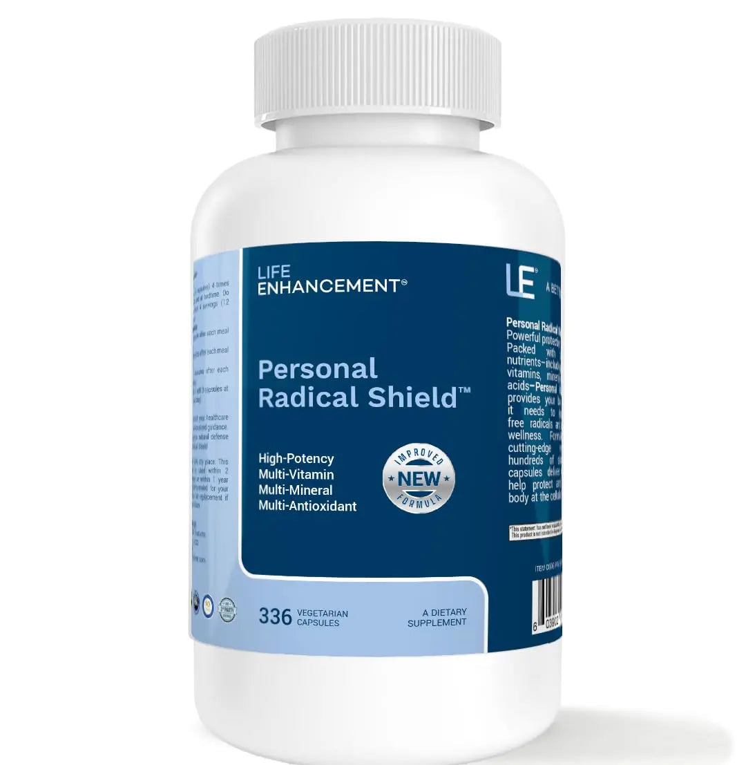 Life Enhancement Radical Shield | 28 Vitamins, Minerals, Antioxidants & More | 112 Servings Life EnhancementAu supplements