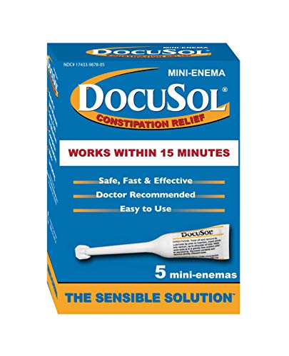 Docusol Docusate Sodium Mini Enema ml, Clear, 0.84 Fl Oz EnemeezAu supplements