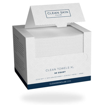 Clean Skin Club Clean Towel XL, 100% USDA Biobased Dermatologist CLEAN SKIN CLUBAu supplements