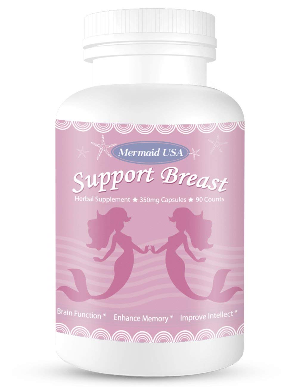 M.U Natural Breast Enhancement Pills Support Breasts Health Lift Firm Healthy Supplement Natural and Green Herb to PRO Formula Mermaid USA M.UAu supplements