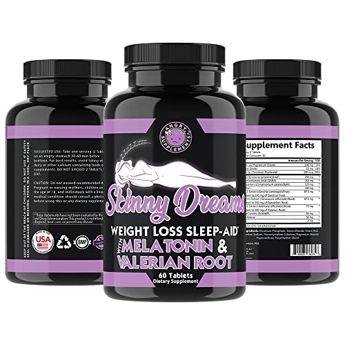 Angry Supplements Skinny Dreams, Night Time for Restful Sleep All-Natural Weight Loss Angry SupplementsUS supplements