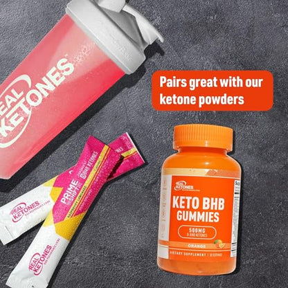 Real Ketones Keto BHB Gummies - Keto Gummies with BHB Exogenous Ketones for Enhanced Real KetonesUS supplements