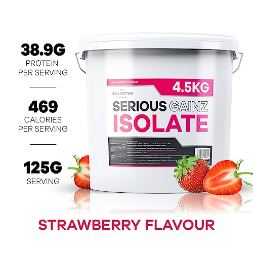 The Bulk Protein Company, Serious Gainz Isolate – 4.5kg – Whey Protein Powder The Bulk Protein CompanyAu supplements