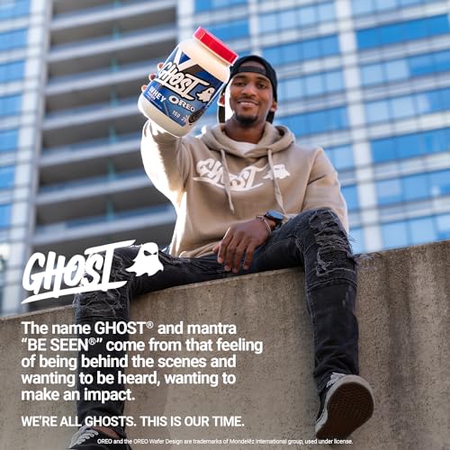 GHOST Whey Protein Powder, Oreo - 2LB Tub, 25G of Protein - Cookies & Cream Flavored GHOSTUS supplements