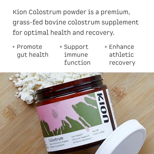 Kion Colostrum | Grass-Fed Bovine | Gut Health and Immune Support | 30 Servings KionUS supplements