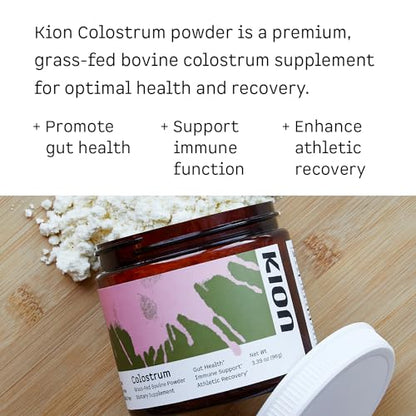 Kion Colostrum | Grass-Fed Bovine | Gut Health and Immune Support | 30 Servings KionUS supplements