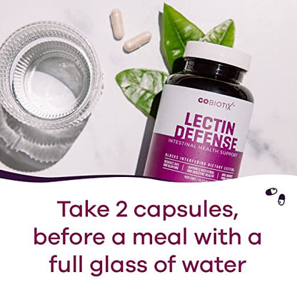 GOBIOTIX Lectin Defense - Lectin Blocker Supplement with MSM and Digestive Enzymes GOBIOTIXUS supplements
