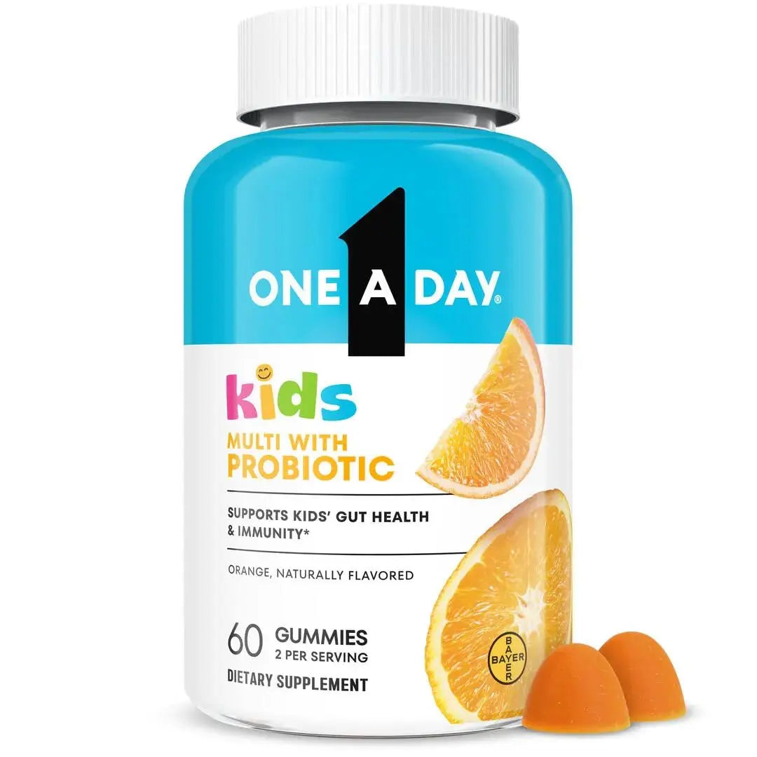 One A Day Kids Multivitamin with Probiotic, Multivitamin Gummies, Kids Probiotic for Digestive Health, Gummy Vitamins ONE A DAYAu supplements
