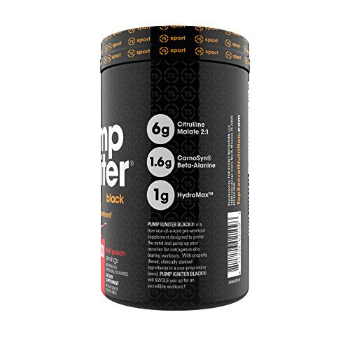 Top Secret Nutrition Pump Igniter Black, Fruit Punch, 30 Serving Top Secret NutritionAu supplements