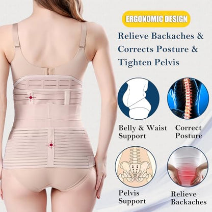 ChongErfei 3 in 1 Postpartum Support - Recovery Belly/waist/pelvis Belt Shapewear Slimming ChongErfeiUS supplements