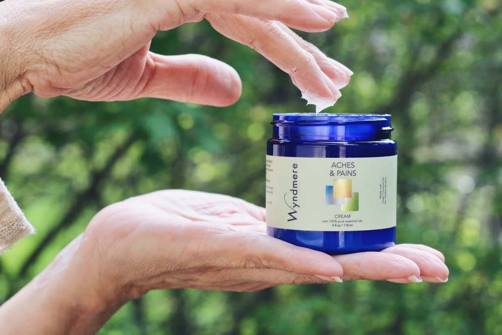 Wyndmere Aches & Pains Cream - Handcrafted with All Natural Ingredients and 100% Pure Essenial Oils - Paraben Free -1oz WyndmereAu supplements