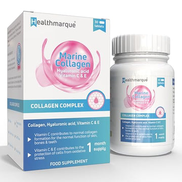 Collagen Complex | Collagen + Hyaluronic Acid + Vitamin C + Vitamin E | Tablets HealthmarqueAu supplements