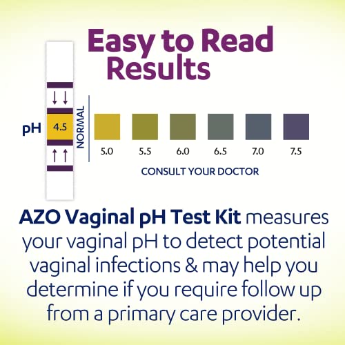 AZO Vaginal pH Test Kit, Clinically-Tested Vaginal Infection Test Kit, Fast & Accurate Results AZOAu supplements
