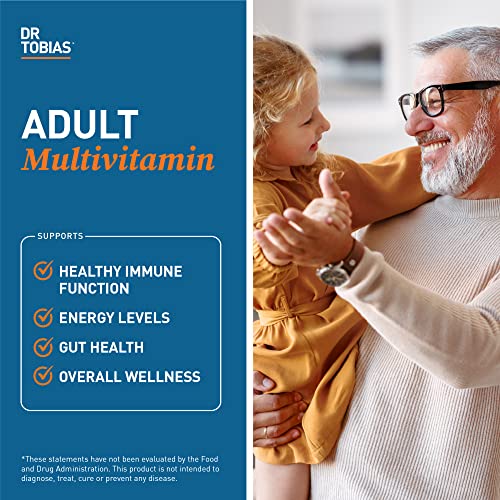 Dr. Tobias Adult Multivitamin for Women & Men, Energy & Immune Support from 42 Fruits Dr. TobiasUS supplements