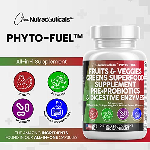 Fruits and Veggies Supplement Reds & Green Superfood - A Natural Balan Clean NutraceuticalsUS supplements