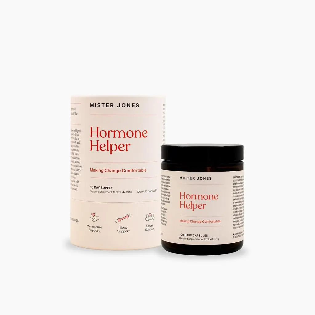 Mister Jones Hormone Helper – Women’s Daily Wellness Support – Adaptogenic & Nutrient Blend for Energy, Mood & Natural Vitality – Female Wellbeing Formula Mister Jonesnz supplements