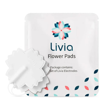 Livia Flower Pads | Electrodes Menstrual Pain Relief Device | Compact, Lightweight, Discreet | Skin-Friendly & Easy to Apply | 1 Set of Electrodes LiviaAu supplements