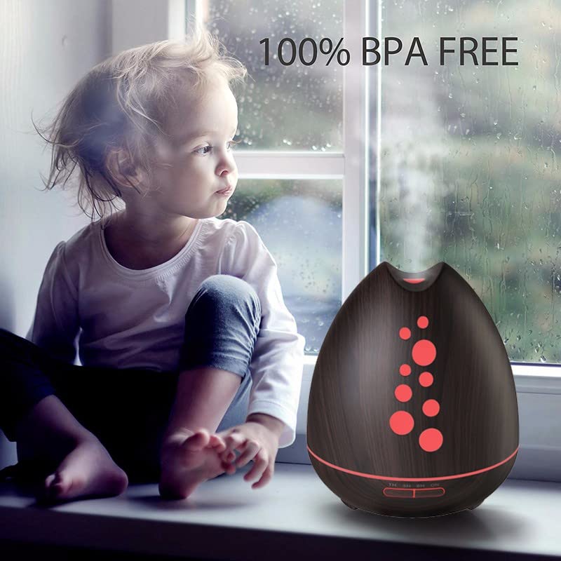 TGE Unique 400ML Essential Oil Diffuser for Essential Oils Bluetooth Music Speaker with Remote 7 Color LED GenericAu supplements