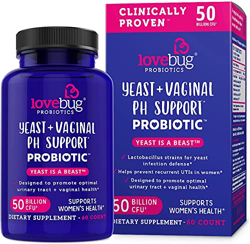Lovebug Yeast + Vaginal pH Support | Clinically Studied Ingredients for Yeast & UTIs lovebug PROBIOTICSAu supplements
