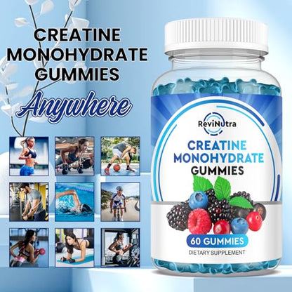 Creatine Monohydrate Gummies for Men & Women, Chewables Creatine Monohydrate My StoreUS supplements