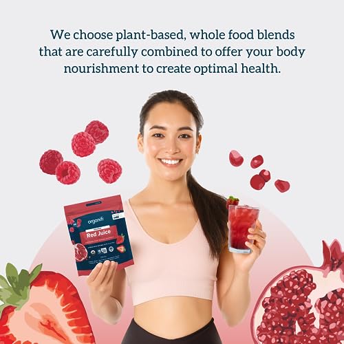 Organifi Red Juice - Vegan Energy Powder - Berry-Flavored Adaptogen Drink - Caffeine OrganifiUS supplements