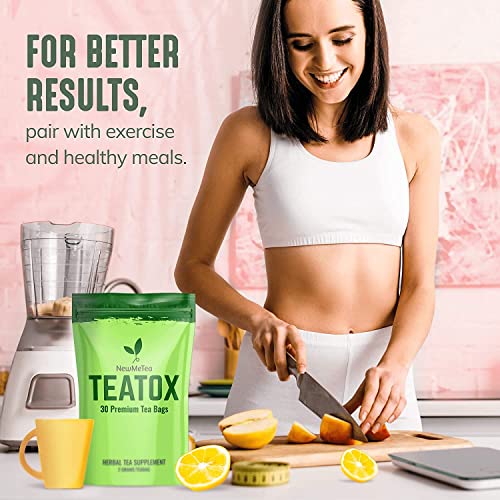 30 Day Detox Tea for Women & Men, All-Natural Herbal Teatox, Energy, Digestion NEWMEUS supplements