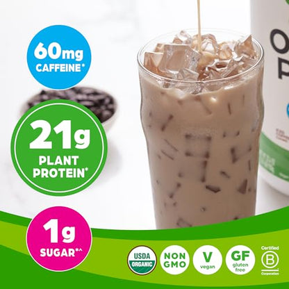 Orgain Organic Vegan Protein Powder, Iced Coffee - 21g Plant Based Protein, Gluten Free OrgainUS supplements