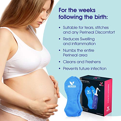 Medcosa Female Ice Pack and Perineal Bottle Set | Reusable Perineal Cold Packs & Portable Bidet Spray BottleMedcosa Female Ice Pack and Perineal Bottle Set | Reusable Perineal Cold Packs & Portable Bidet Spray Bottle MedcosaAu supplements