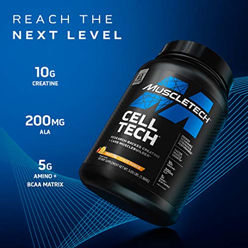 Creatine Monohydrate Powder MuscleTech Cell-Tech Creatine Powder Post Workout MuscleTechUS supplements