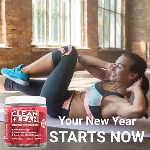 Clean+Lean-Organic Fat Burner by FitFarm USA - Worlds First Organic Fat Burner Supports FIT FARM USAUS supplements