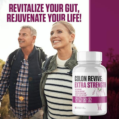 Colon Revive Extra Strength | #1 Rated Colon Cleanse & Detox Supplement | Digestive Support EPN SupplementsUS supplements