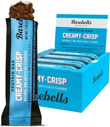 Barebells Protein Snacks Bars Creamy Crisp - 12 Count, 1.9oz Bars 55g of High Protein BAREBELLSUS supplements