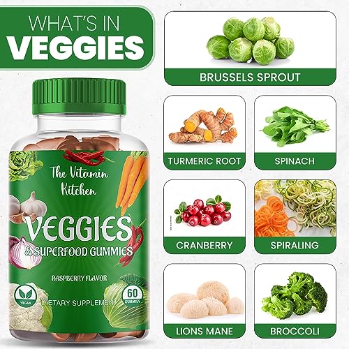 The Vitamin Kitchen Fruit and Veggies Gummies-120 Chews 60 Super Fruits The Vitamin KitchenAu supplements