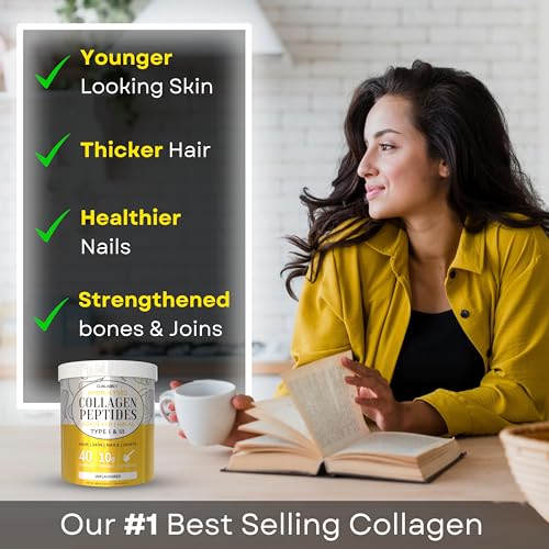 100% Pure Hydrolysed Collagen Peptides Powder - 400g Tub | Halal & Grass-Fed Bovine Collagen CLN LabsAu supplements