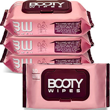 Booty Brand Wipes for Women - 320 Wipes for Adults | Premium Feminine - pH Balanced & Infused BOOTY WIPESAu supplements