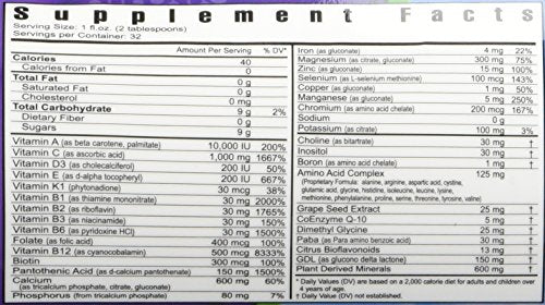 Youngevity Ultimate Classic® - Mega Multi-Vitamin & Mineral Complex - 16 Vitamins, 70+ Minerals, 12+ Amino Acids, Grape Seed, CoQ10, and More - Highly Absorbable Liquid (32 Fl Oz - Pack of 1) YoungevityAu supplements