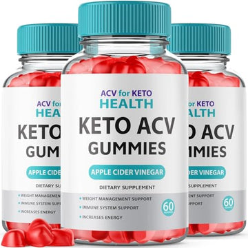 (3 Pack) ACV for Keto Health - Premium Apple Cider Vinegar Gummies – Natural Detox Hidden ElixirUS supplements