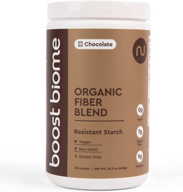 Boost Biome Fiber Supplement Organic Super Greens Powder – Supports Bloating Relief Boost BiomeAu supplements
