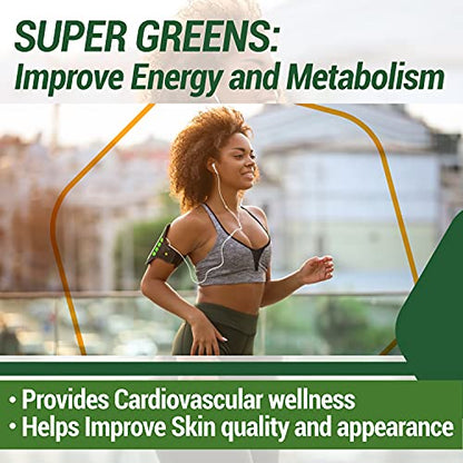 COUNTRY FARMS Super Greens Vegicaps, 32 Super Foods, Whole Food Supplement COUNTRY FARMSUS supplements