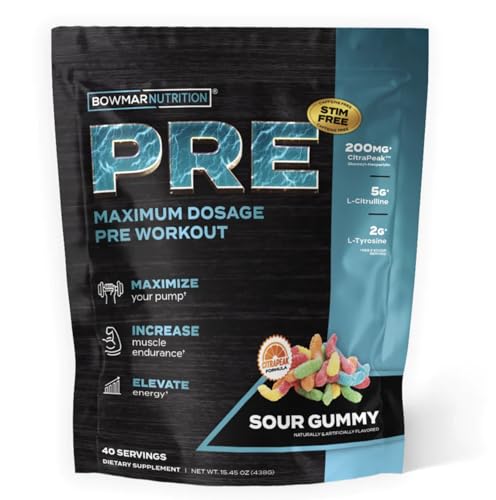 BOWMAR NUTRITION Non Stimulant Pre Workout, Pre Workout Powder, Pump Supplement BOWMAR NUTRITIONAu supplements