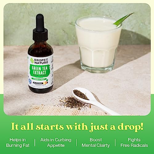 Green Tea Extract - 1000mg - 50% EGCG - Green Tea Liquid Drops, 4x more Powerful than Drops Of NatureUS supplements