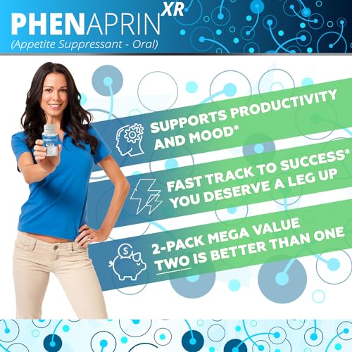 PhenAprin XR Maximum Strength Appetite Suppressant Diet Pills - 2-Pack, Metabolism Boosting SutraHealthAu supplements