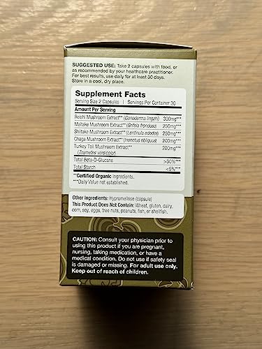 DailyNutra Mushroom Defense Formula - Immune Support Supplement | Organic DailyNutraUS supplements