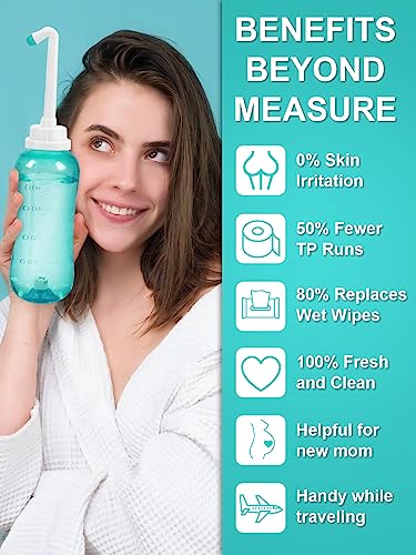 Peri Bottle for Postpartum & Perineal Care,Portable Travel Bidet for Personal Hygiene Cleaning,16.9 OZ PropoDuscheAu supplements