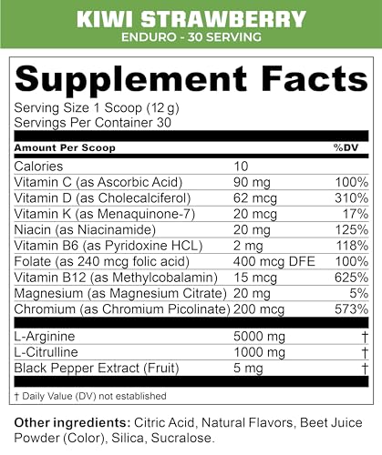 MTN OPS Enduro Nitric Oxide Supplement & Stim-Free Pre Workout - 30 Servings MTN OPSUS supplements