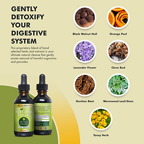 Go Nutrients Intestinal Edge Gut Detox Cleanse for Humans: Enhance Digestive Go NutrientsAu supplements
