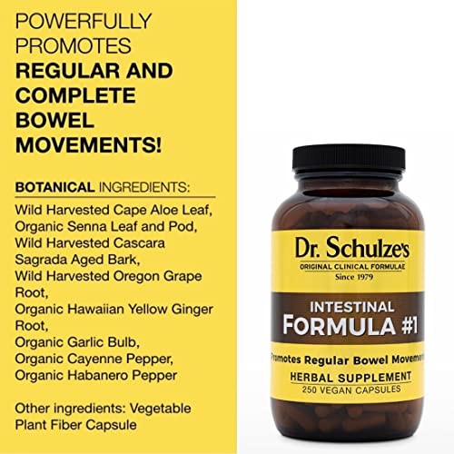 Dr. Schulze's Intestinal Formula #1 | All Natural Bowel Cleanse | Promotes Regular Dr. Schulze'sUS supplements