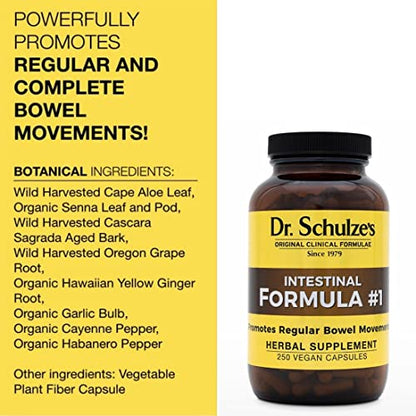 Dr. Schulze's Intestinal Formula #1 | All Natural Bowel Cleanse | Promotes Regular Dr. Schulze'sUS supplements