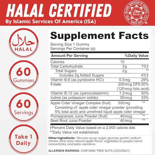 SHIFAA NUTRITION Halal Apple Cider Vinegar Gummies. Cleanse & Detox ACV Gummies SHIFAA NUTRITIONAu supplements